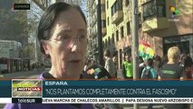 Marchan en Barcelona contra Vox y el fascismo