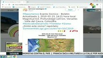 Colombia: Se registra sismo de magnitud 6.o en el Valle de Cauca