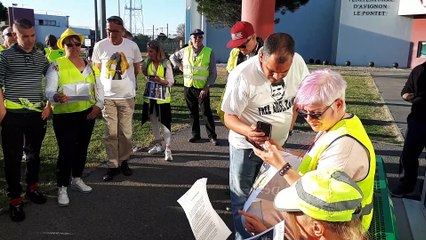 Le Pontet : les Gilets jaunes demandent la libération de leurs "camarades"