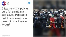 Gilets jaunes. Un policier victime d’un malaise cardiaque à Paris, son état jugé « très sérieux »