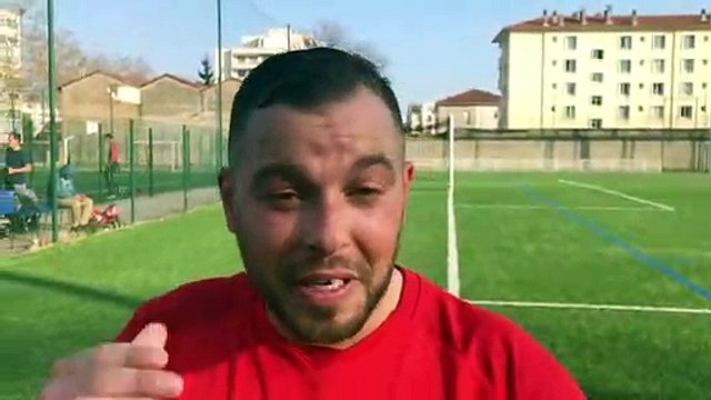 R3 (15ème journée) - Lounes ZERREL réagit après la victoire de l’ES TRINITE contre le CALUIRE SC