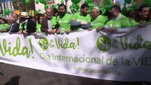 Centenares de personas se manifiestan en Madrid para 