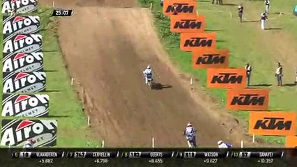 Ben Watson crash - MXGP of Great Britain 2019