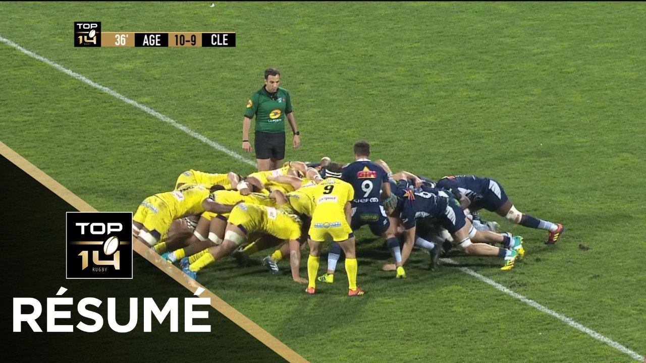 TOP 14 - Résumé Agen-Clermont: 13-28 - J20 - Saison 2018/2019
