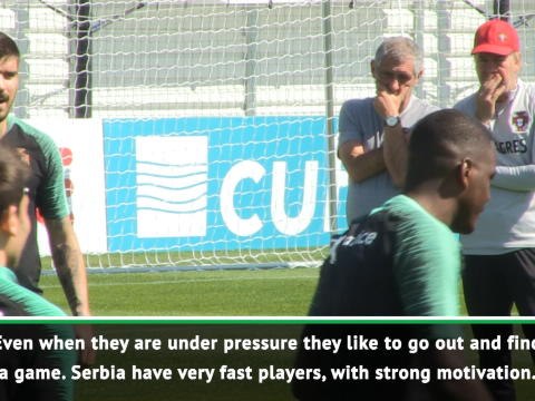 We're expecting a tough clash with Serbia - Santos