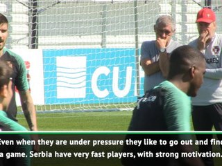 We're expecting a tough clash with Serbia - Santos