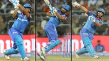 IPL 2019 : Rishabh Pant Brought Up His 50 Off 18 Balls
