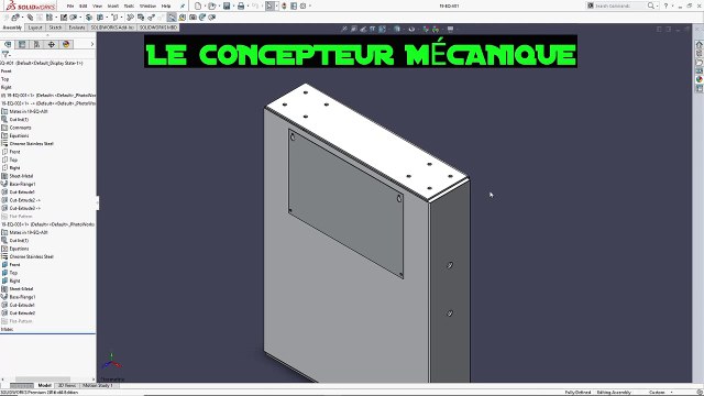 LCM - SOLIDWORKS FRANCAIS – LES ÉQUATIONS 2019 PARTIE 3 ( DANS UN ASSEMBLAGE)