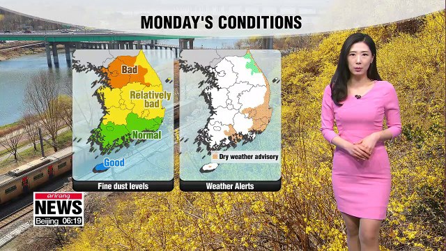 Cold snap to ease this afternoon, dusty up north _ 032519