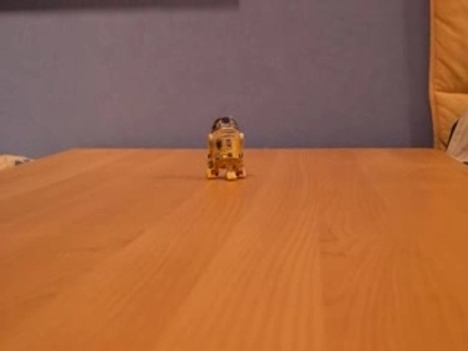 Premier essai d'animation : R2-D2