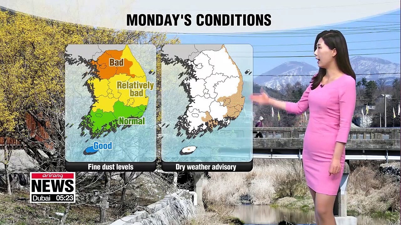 Big temperature diferences, spring cold snap to ease this afternoon