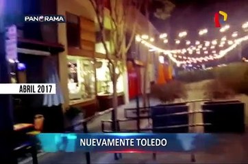 Nuevamente Toledo: así fue la última vergüenza del expresidente