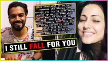 Hina Khan ROMANTIC MESSAGE For Boyfriend Rocky Jaiswal