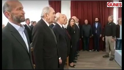 CHP'li aday Erdem Gül İstiklal Marşı'nı okumadı!