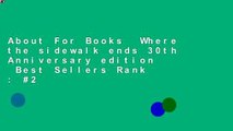 About For Books  Where the sidewalk ends 30th Anniversary edition  Best Sellers Rank : #2