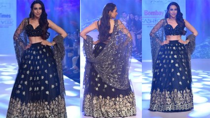 Karishma Kapoor Stuns at Bombay Times Fashion Week 2019; Watch Video | FilmiBeat