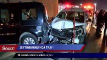 Zeytinburnu’nda trafik kazası! Yaralılar var