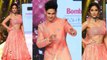 Hina Khan walks the ramp with Priyank Sharma at Bombay Times Fashion Week 2019 | FilmiBeat
