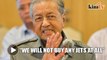 Dr Mahathir: Buying jets from China only a suggestion
