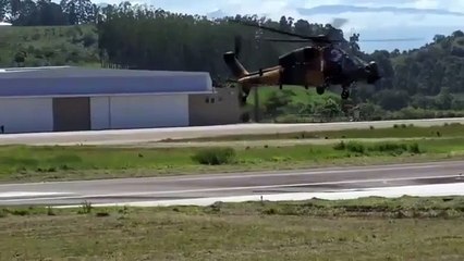 Yerli üretim T 129 ATAK, Brezilya'da coşku ile karşılandı