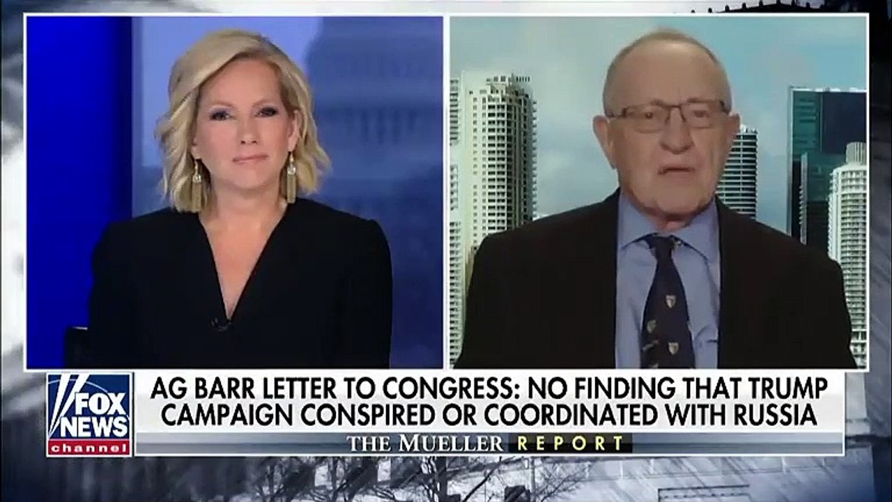 Alan Dershowitz Slams Robert Mueller 'Cop Out': 'It Sounds Like A Law School Exam'