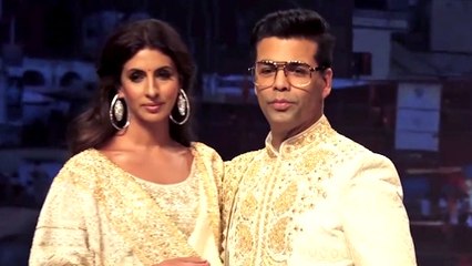 Download Video: Karan Johar And Shweta Bachchan Turn Showstoppers For Abu Jani And Sandeep Khosla