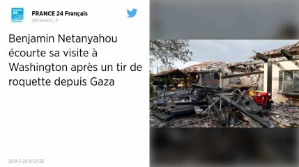 Roquette sur Israël : Netanyahou écourte sa visite aux États-Unis
