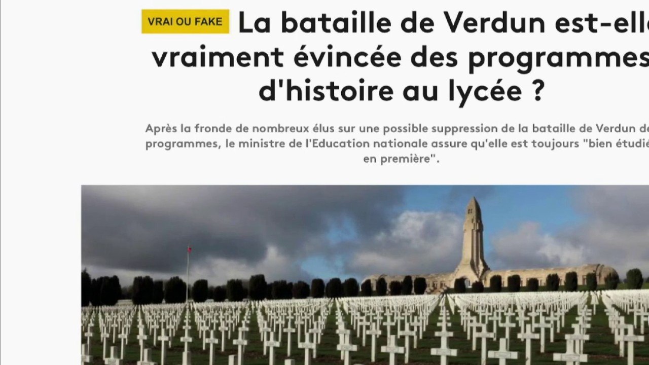 La bataille de Verdun a-t-elle disparu des programmes d'histoire de première générale ?