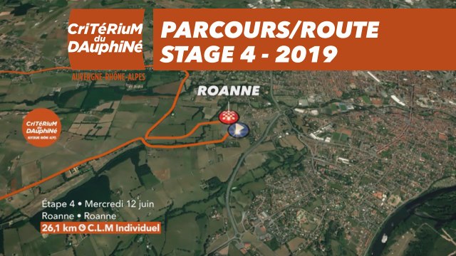 Parcours /Route - Étape 4/Stage 4 : Critérium du Dauphiné 2019