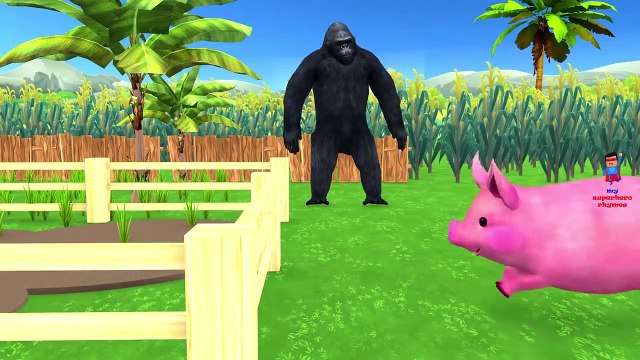 Learn Farm Animals On Red Tractor Toy - Old MacDonald Had A Farm Nursery Rhymes & Kids Songs | Best Cartoon Movies