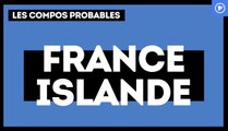 France-Islande : les compos probables