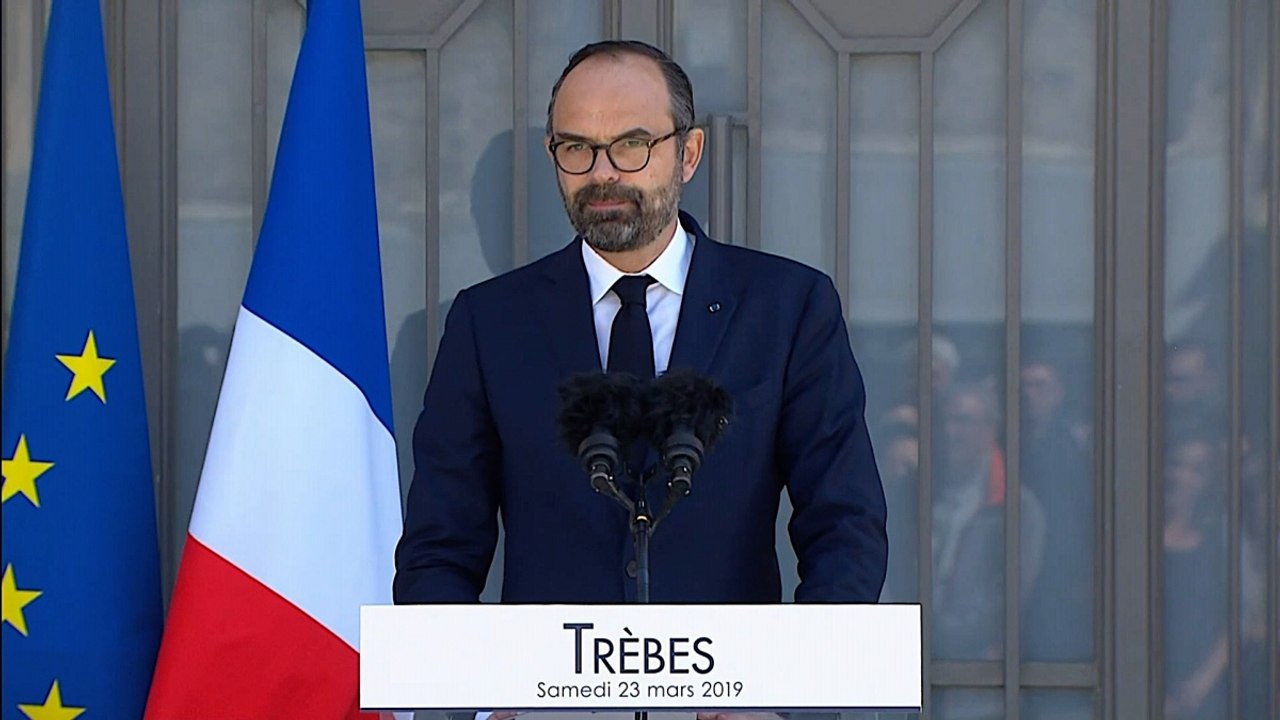 Trèbes et Carcassonne : un an après, la commémoration des attentats par Édouard Philippe