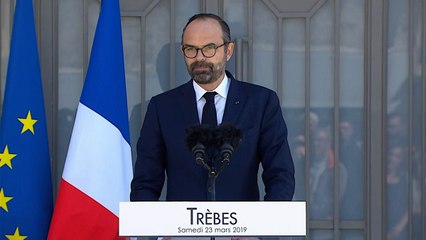 Trèbes et Carcassonne : un an après, la commémoration des attentats par Édouard Philippe