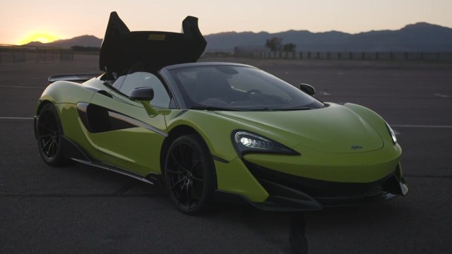 McLaren 600LT Spider Design Preview in Lime Green