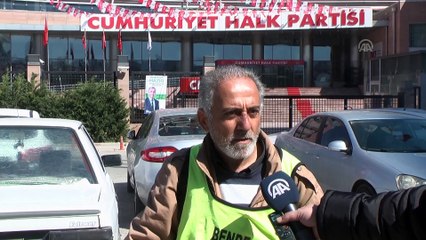 CHP Genel Merkezi önünde eylem - ANKARA