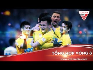 TỔNG HỢP VÒNG 8 TOYOTA V.LEAGUE 1 - 2016