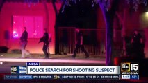 Suspect flees after shooting at officers in Mesa