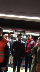Vatandaşlar, Marmaray’da isyan etti