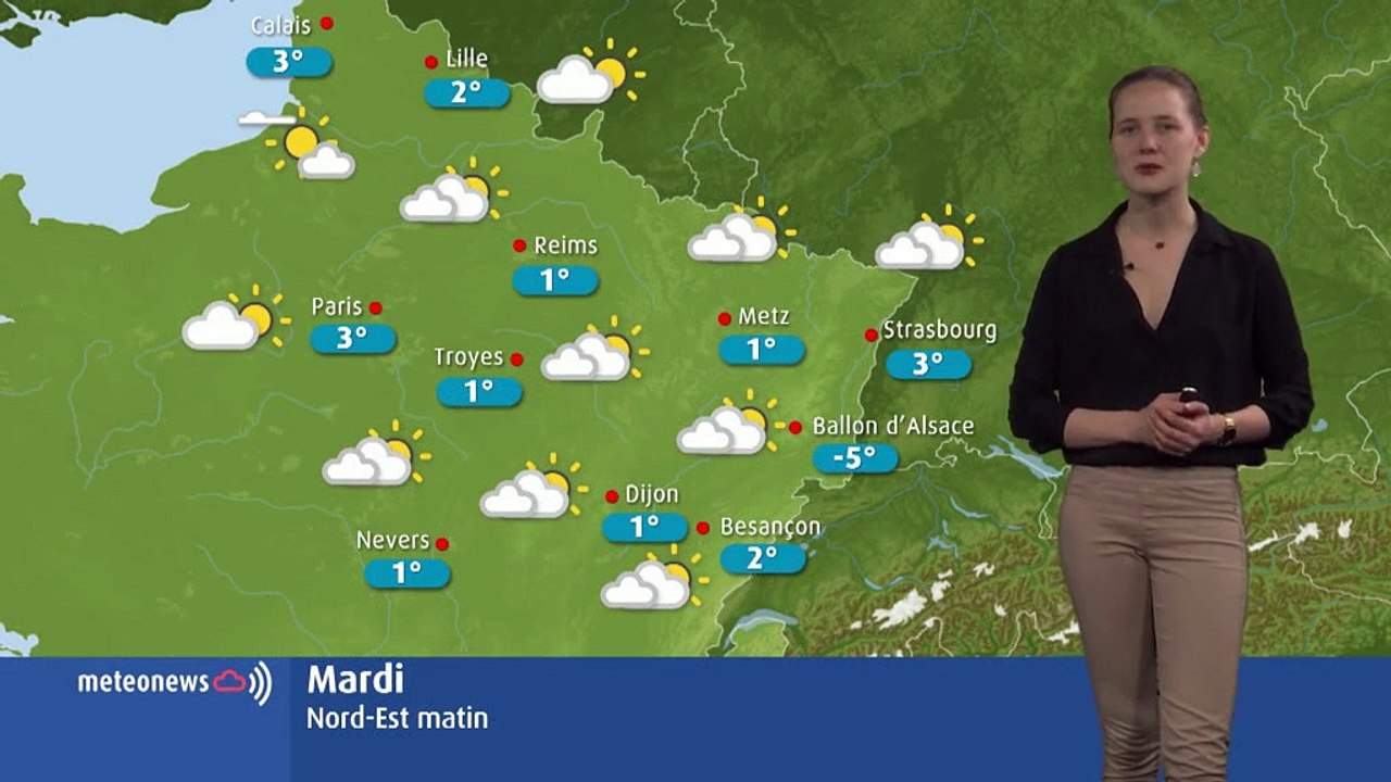 La météo de ce mardi en Lorraine et en Franche-Comté
