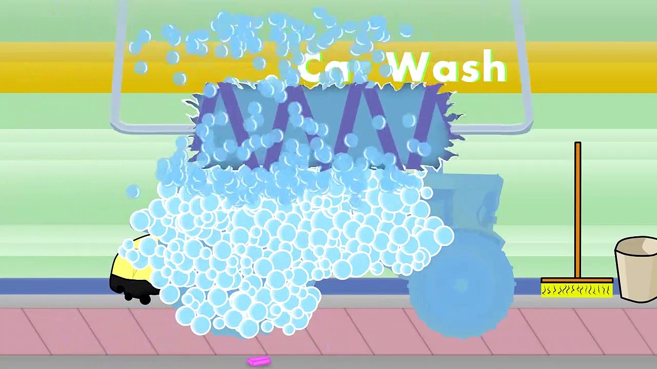 Tractor | Car Wash For Kids | Tracteur sur le Lavage de voiture | Auto lave-auto Pour Enfants