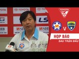 HỌP BÁO SAU TRẬN ĐÀ NẴNG vs FLC THANH HOÁ | HLV LÊ HUỲNH ĐỨC CHO RẰNG ĐỘI NHÀ XỨNG ĐÁNG CÓ 3 ĐIỂM