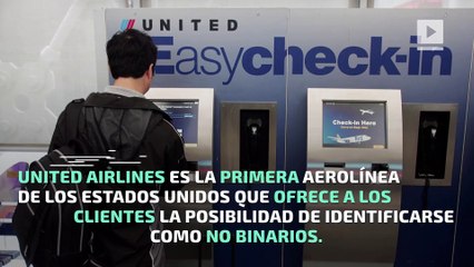 United Airlines permitirá identificarse con género no binario