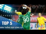 TOP 5 BÀN THẮNG ĐẸP VÒNG 23 TOYOTA V.LEAGUE 1 - 2016