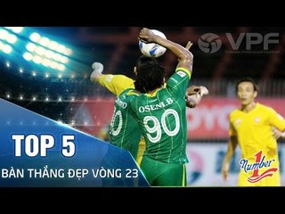 TOP 5 BÀN THẮNG ĐẸP VÒNG 23 TOYOTA V.LEAGUE 1 - 2016