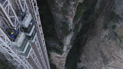 World’s tallest outdoor elevator