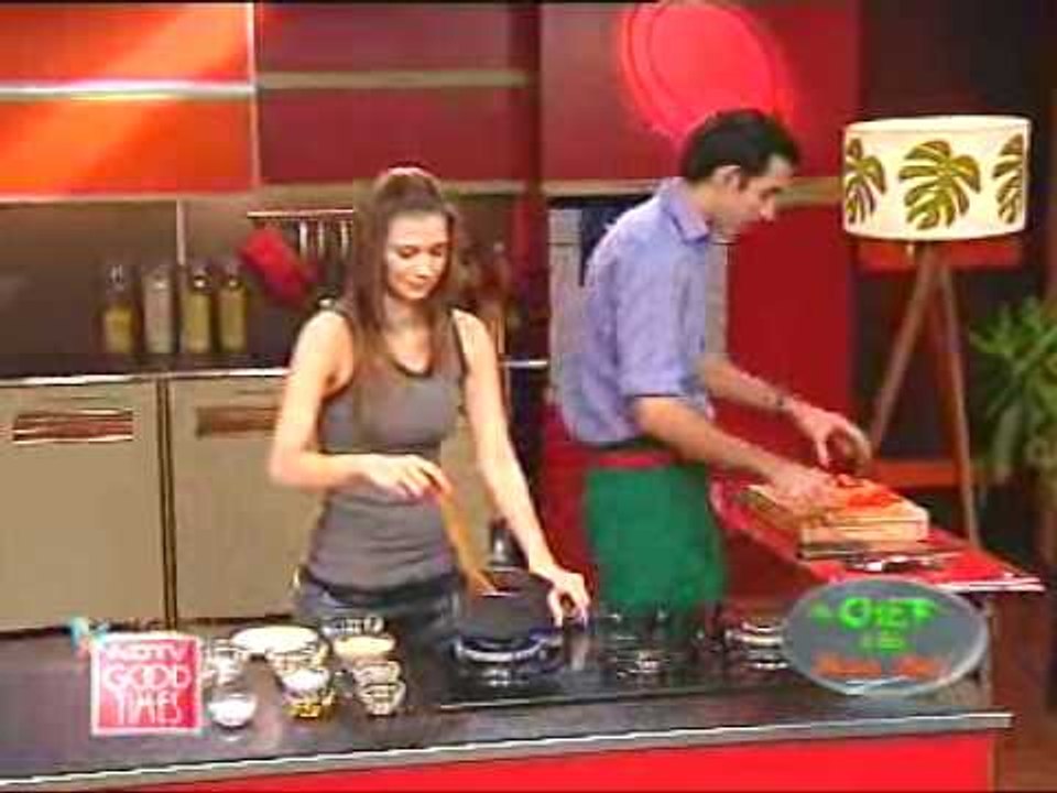 A fusion of Asian and European cuisines