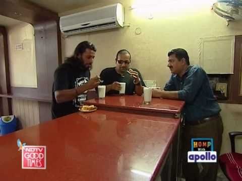 Rocky and Mayur enjoy a Punjabi platter