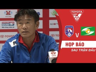 HỌP BÁO SAU TRẬN THAN QUẢNG NINH vs SÔNG LAM NGHỆ AN