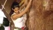 Rock climbing with Mashoom Singha