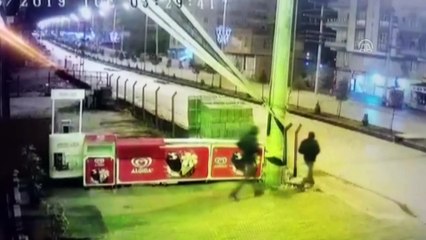 Marketten hırsızlık güvenlik kamerasında - DİYARBAKIR